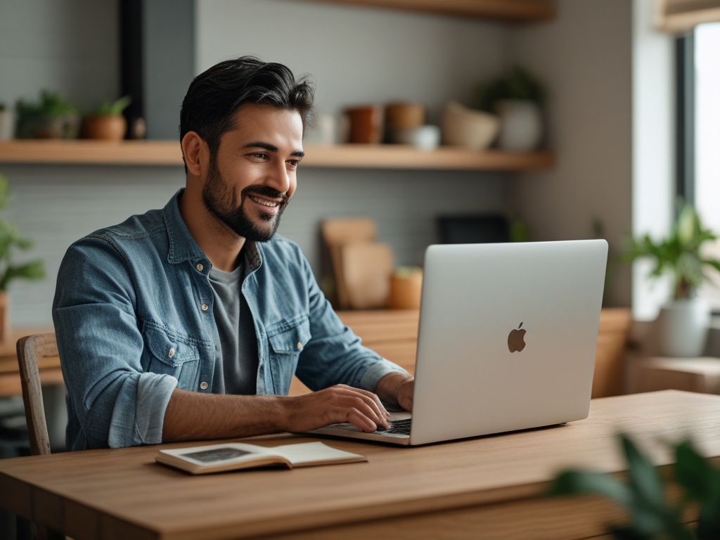 Instant online loans on laptop