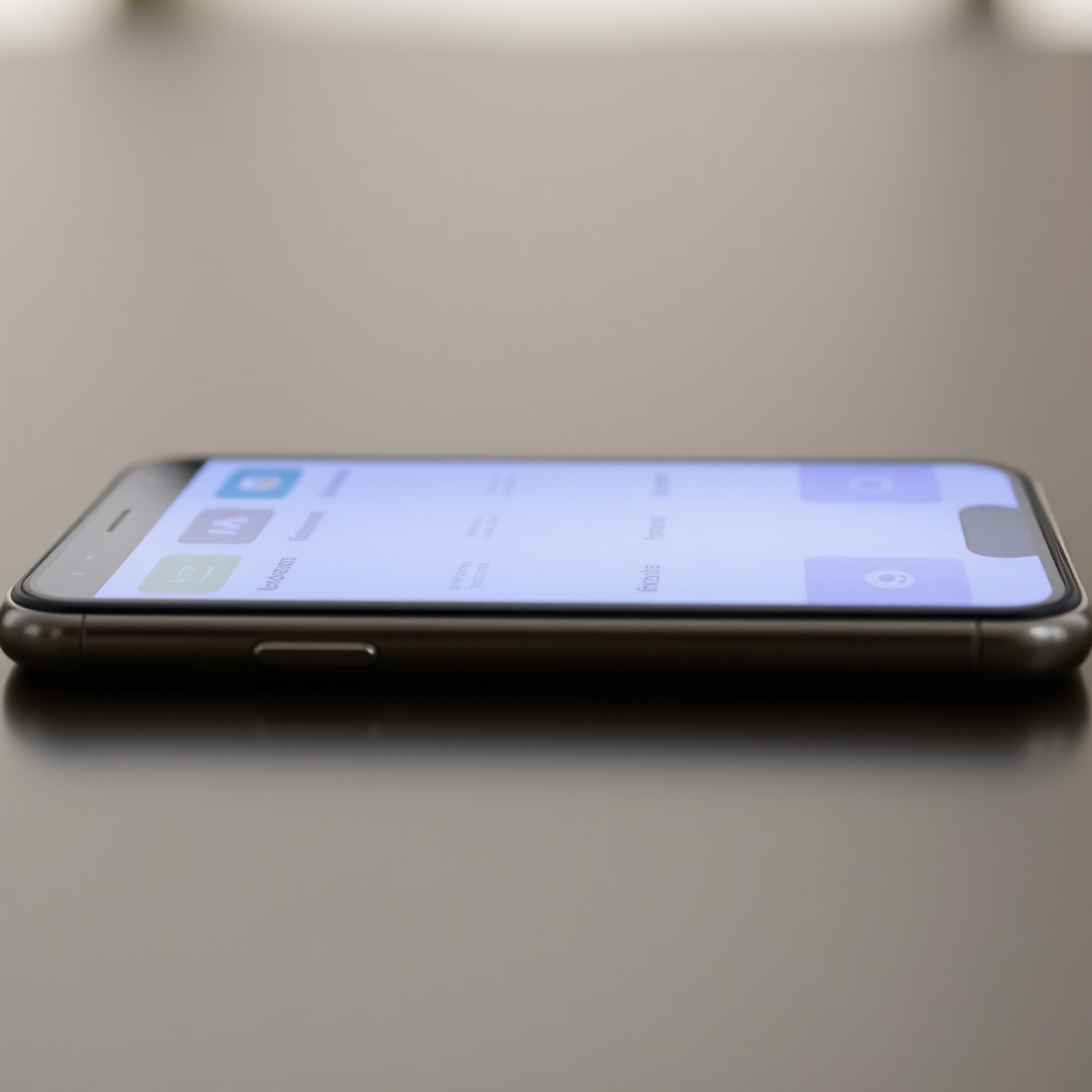 Comparison of online loan offers on a smartphone